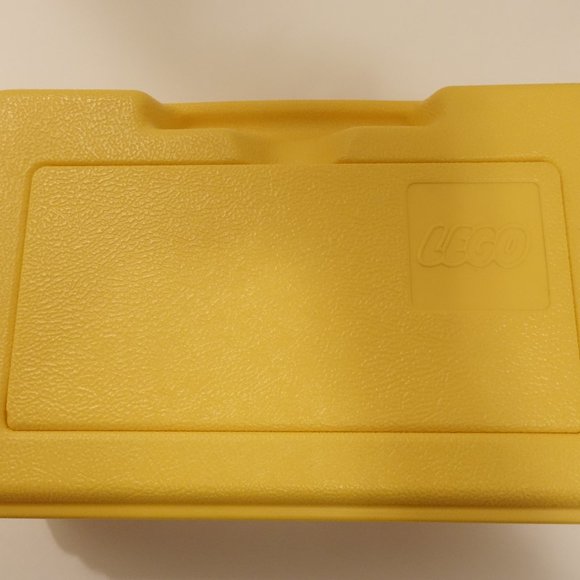 1980s Yellow Lego Carrying Case Box Interlego AG 11" x 8" - Picture 6 of 6